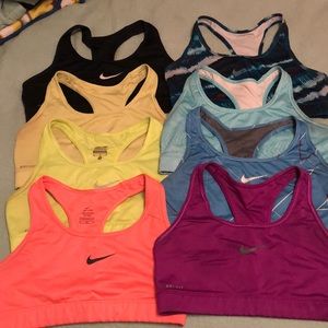 Size medium Nike Sports bras.